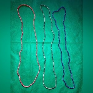 Trio of Beaded Necklaces